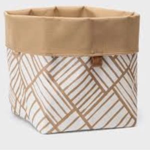 Medium Reversible Bin - Fawn Patchwork